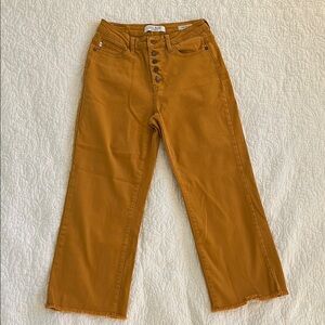 Mustard Wide Leg Jeans